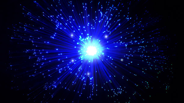 光纤线缆黑色背景图片下载