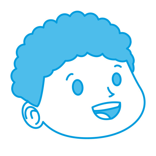 可爱的男孩脸卡通图片下载