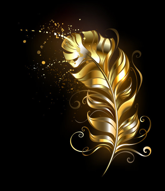 金毛茸茸的羽毛图片下载