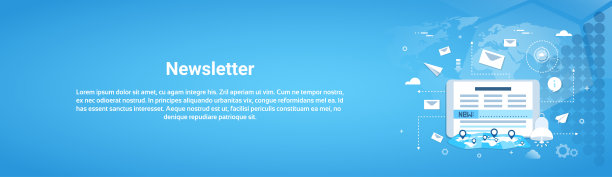 通讯概念水平网页横幅与复制空间图片下载