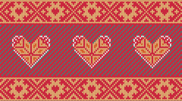 无缝针织图案图片下载