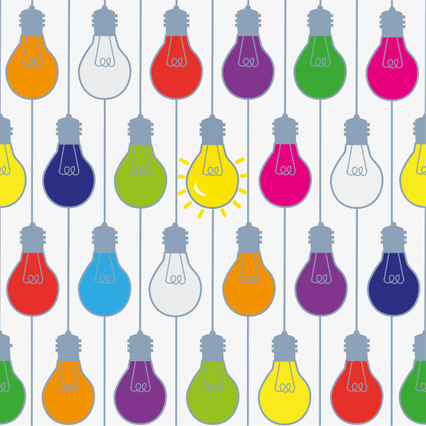 灯泡无缝模式图片下载
