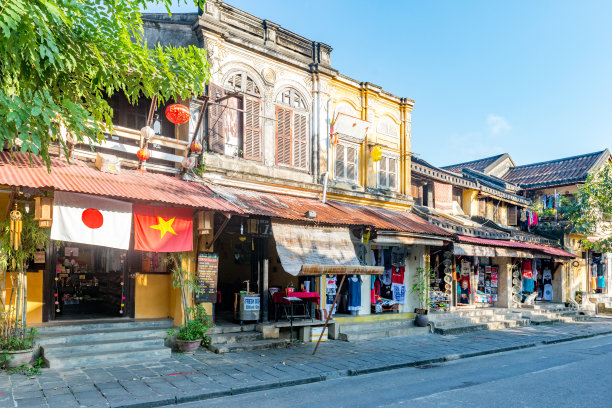 Hoian——越南。2015年12月11日。历史悠久的会安是越南最大气的城市图片下载