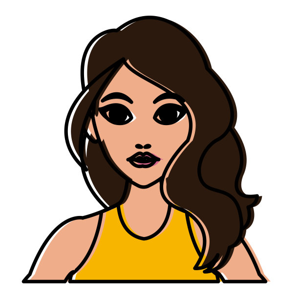 美女头像卡通图片下载