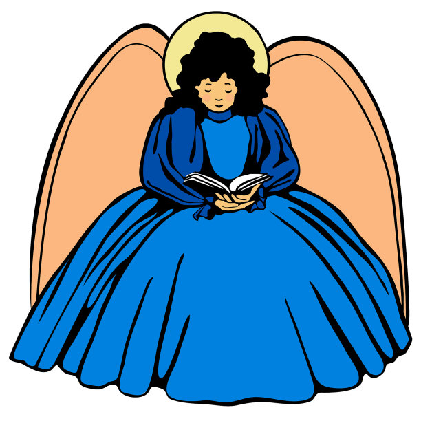 坐着的天使图片下载