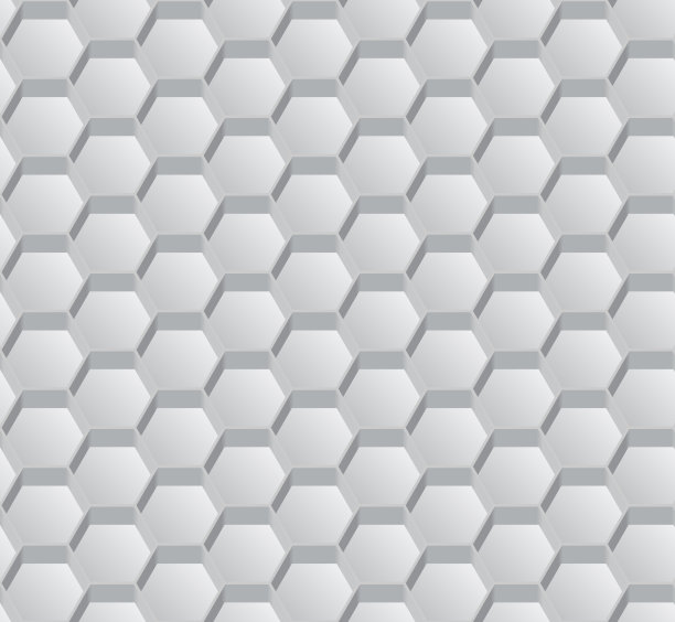 矢量抽象六边形无缝图案。图片下载