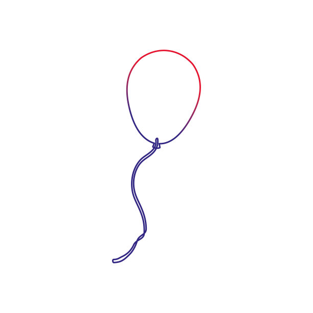 孤立的气球设计图片下载