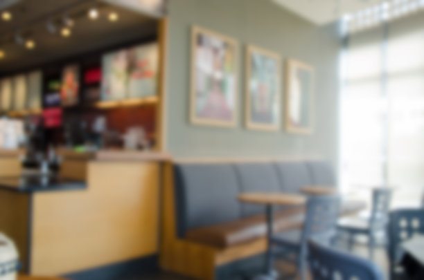 模糊咖啡馆的咖啡图片下载