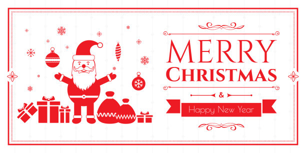 一套圣诞图标上的白色背景图片下载