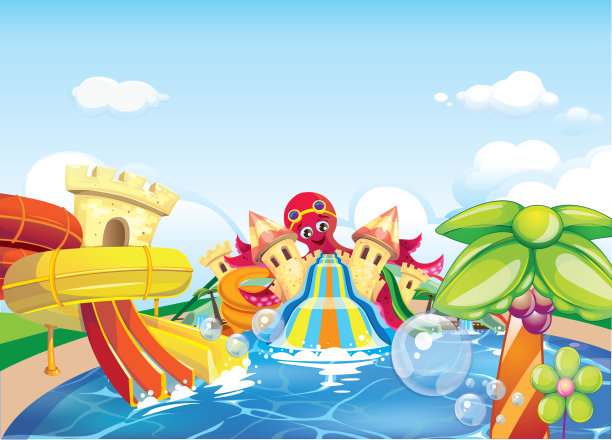 章鱼水上公园图片下载