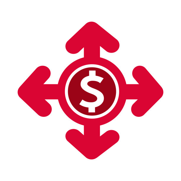 美元符号金钱图标图片下载