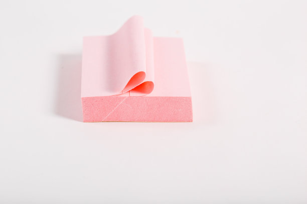 粉红色的便签图片下载