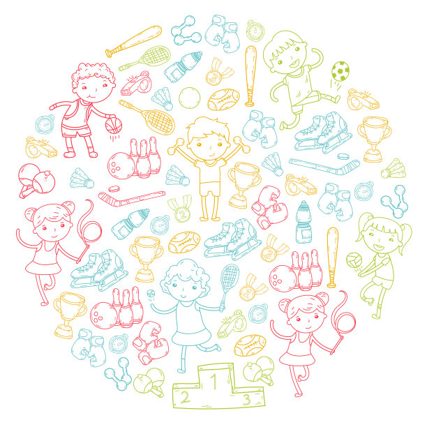 健身，足球，足球，瑜伽，网球，篮球，曲棍球，排球图片下载