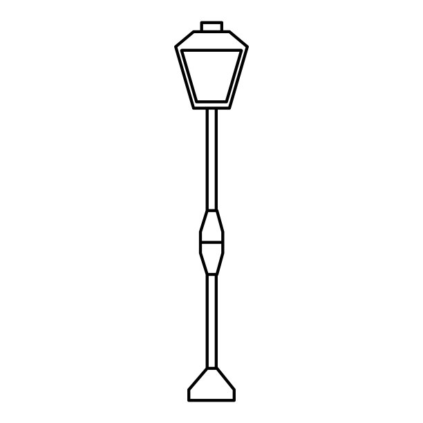 路灯图标图片下载