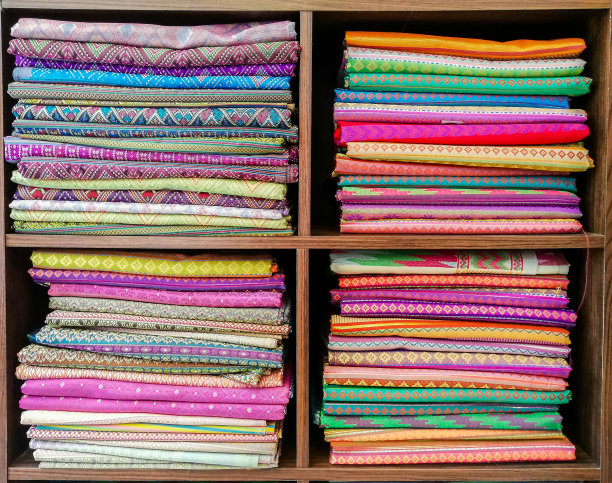 丝绸，围巾，纺织品，非斯-摩洛哥羊毛，羊绒图片下载