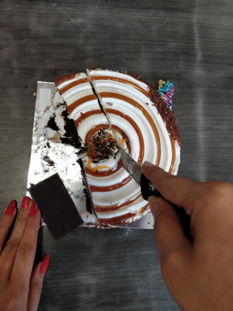 生日蛋糕的特写图片下载