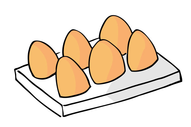 手绘鸡蛋素描图片下载