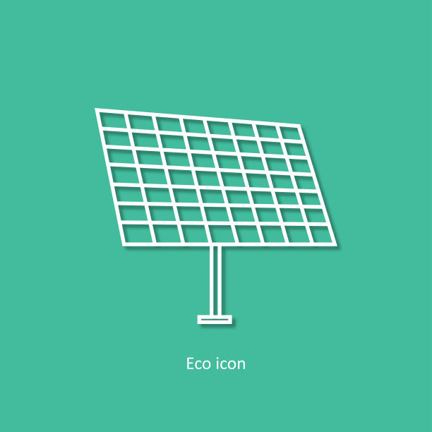矢量简单的生态相关的轮廓3d图标太阳能电池板。可再生能源发电。孤立的太阳能电池板设计元素在时尚的纸艺术风格。信息图的生态概念图片下载