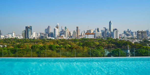 曼谷城市风光：隆比尼公园图片下载