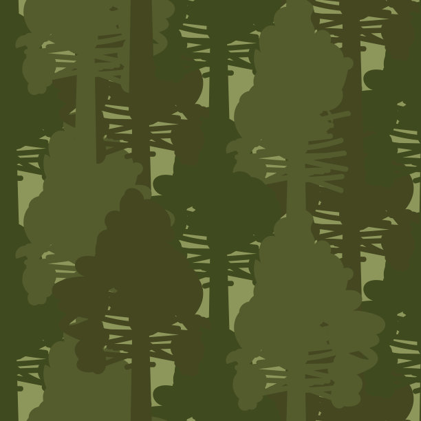 迷彩森林橄榄林无缝矢量图案图片下载