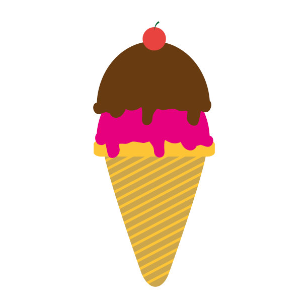 孤立式冰淇淋设计图片下载