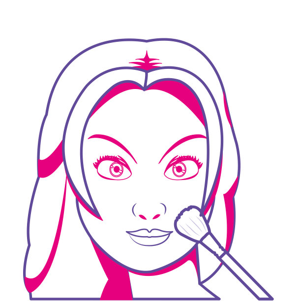 复古的女性设计图片下载