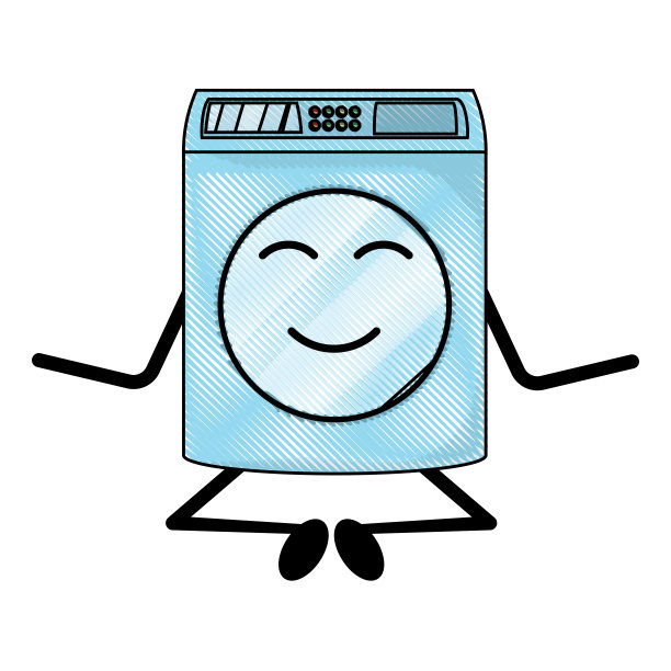 卡哇伊清洗用具设计图片下载