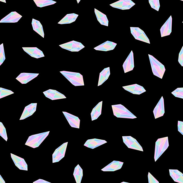 晶体无缝图案图片下载