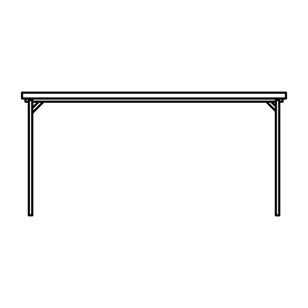 对办公室线条木桌物体设计图片下载