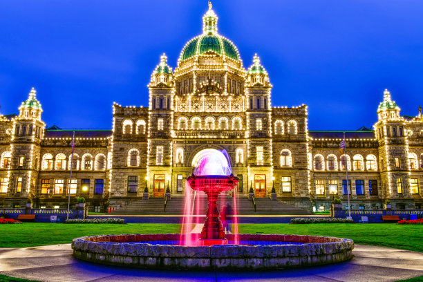 加拿大维多利亚省议会图片下载