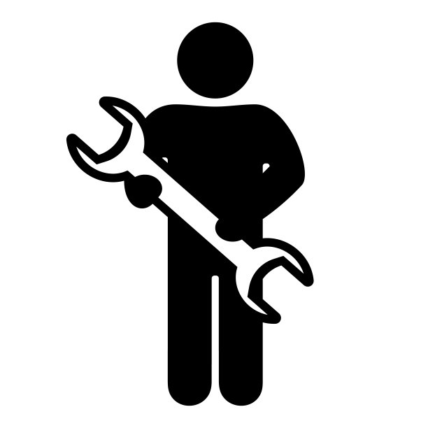 拿着扳手的人图片下载