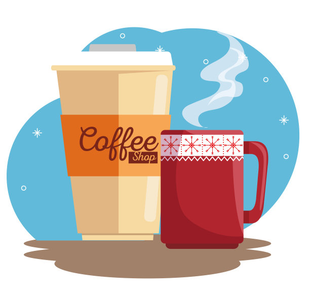 圣诞快乐装饰办公室图片下载