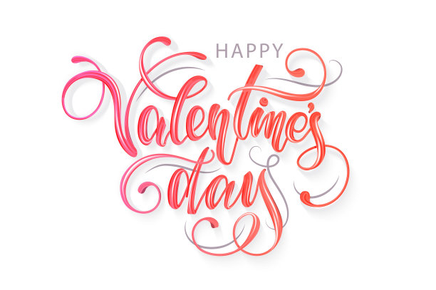 带字母的情人节卡片图片下载