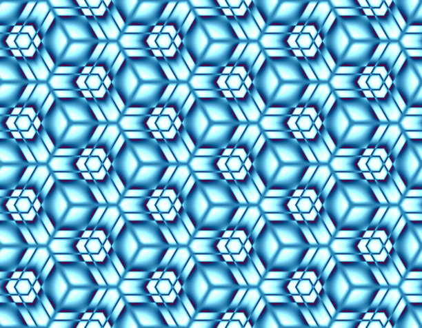 分形无缝图案与雪花图片下载