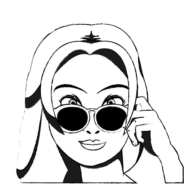 复古的女性设计图片下载