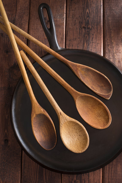 木制勺子素材图片