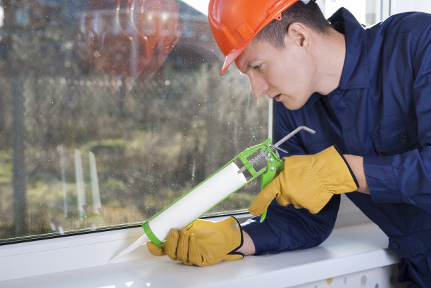 用硅酮密封胶填缝窗框图片下载