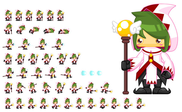 魔法师角色动画图片下载