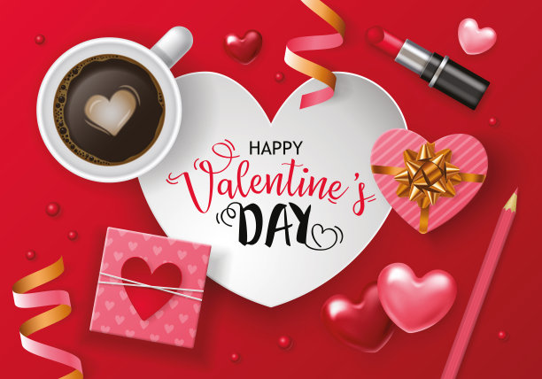 情人节横幅设计图片下载