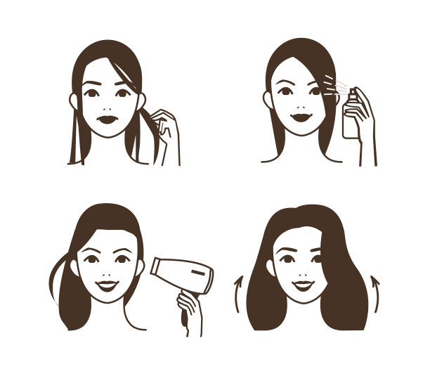 头发卷图片下载