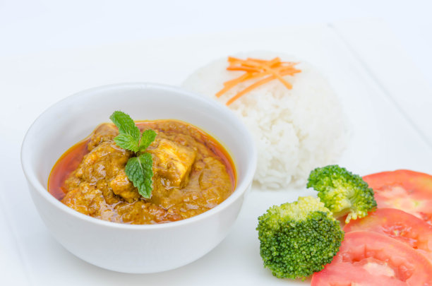 国菜咖喱鸡块图片下载