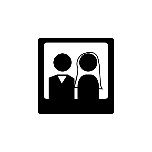 新娘和新郎的图标。情人图标。婚礼元素图标。优质的平面设计。标志，符号收集图标为网站，网页设计，移动应用程序图片下载