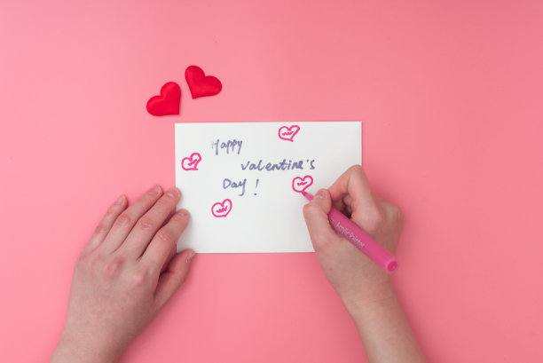 心形情人节卡片素材图片