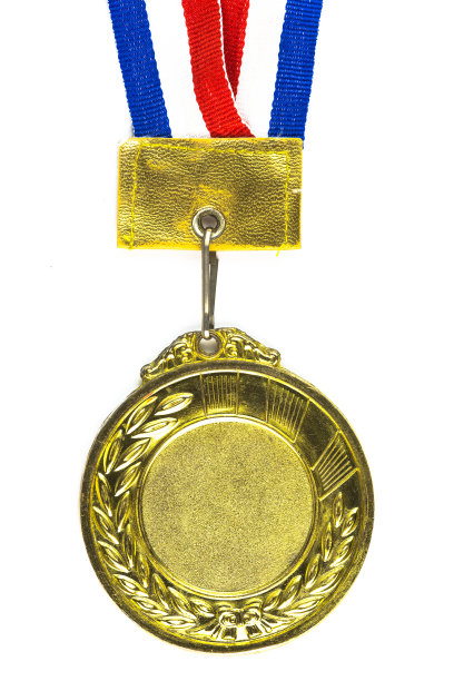 白色背景上的金牌图片下载