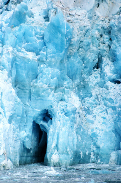 美丽的蓝色的冰川图片下载