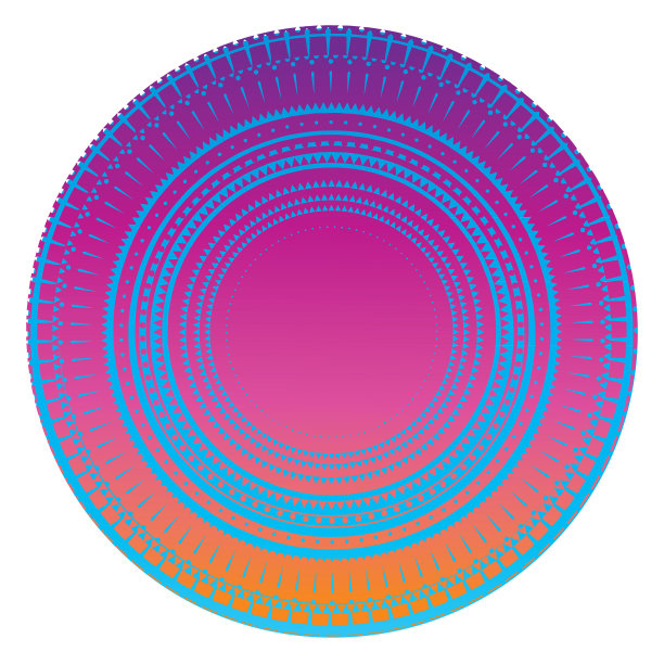 彩色曼荼罗向量与复制空间图片下载