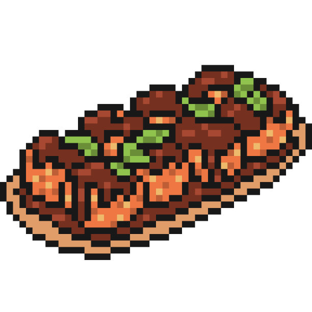 矢量像素艺术卡通图片下载