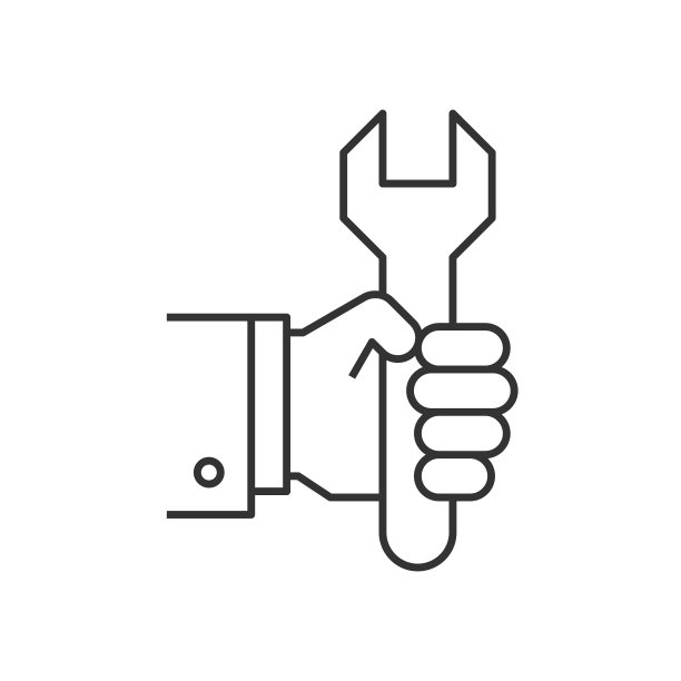 手拿着扳手图片下载