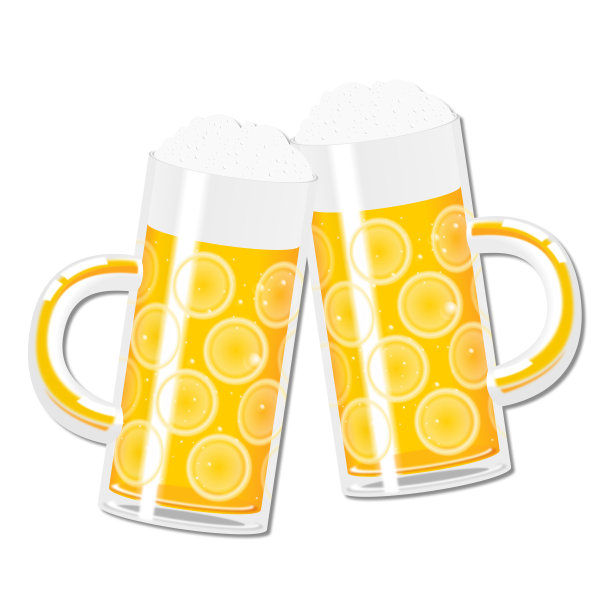 两瓶啤酒图片下载