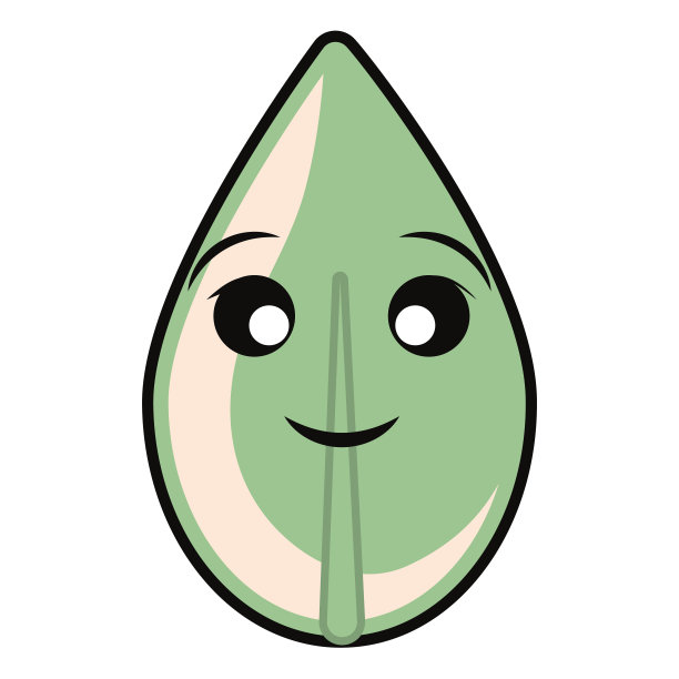 茶叶树微笑的卡通图片下载